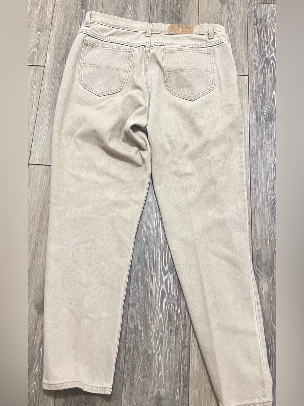 Vintage Riders by Lee Women’s Mom high rise Jeans tan size 16 petite